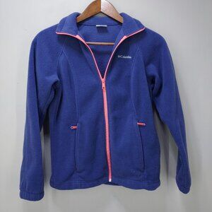 Columbia Fleece Benton Springs Full Zip Jacket Zip Pockets